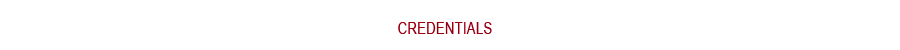 Credentials